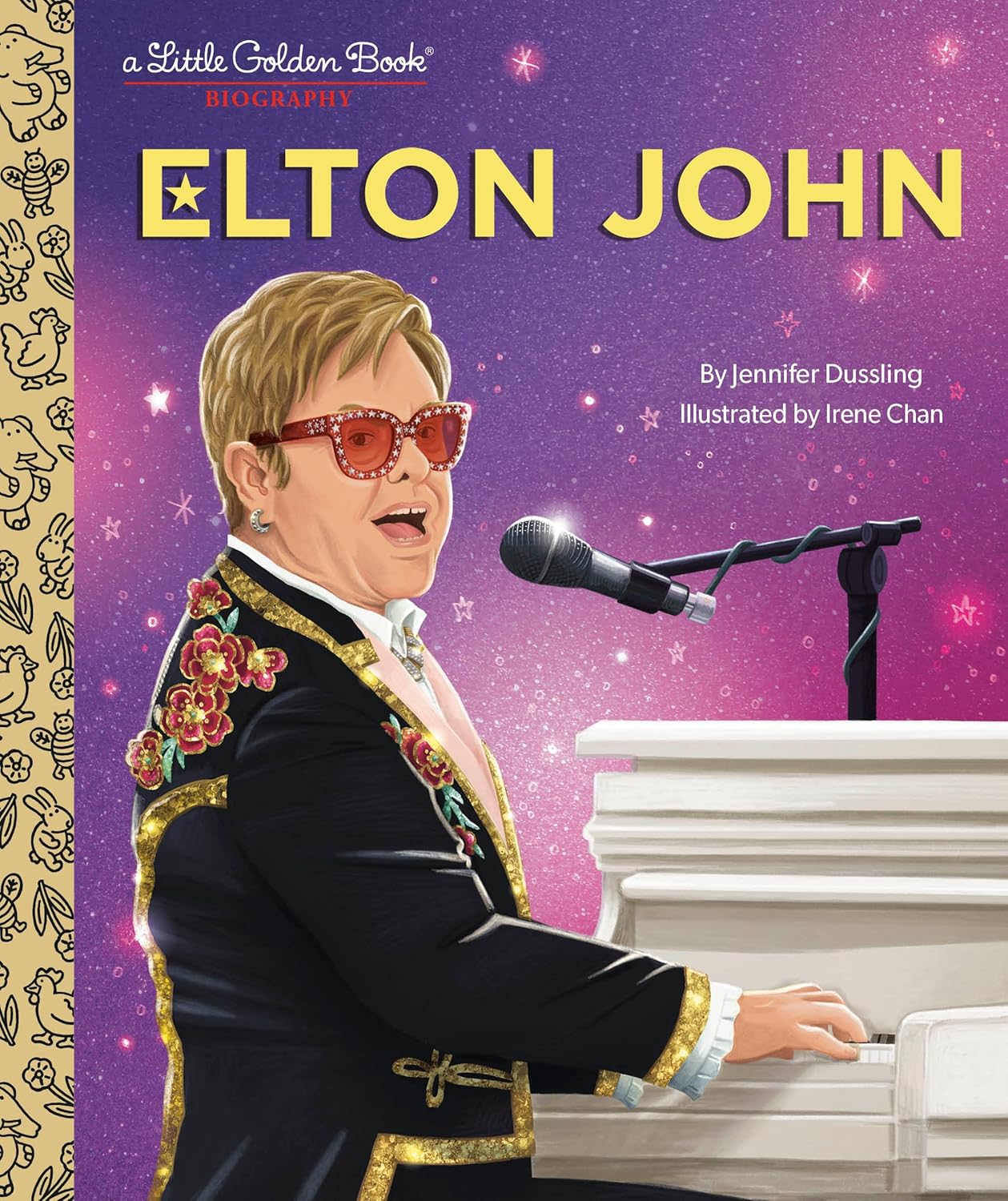 NEW Little Golden Book - Elton John Biography Little Golden Book