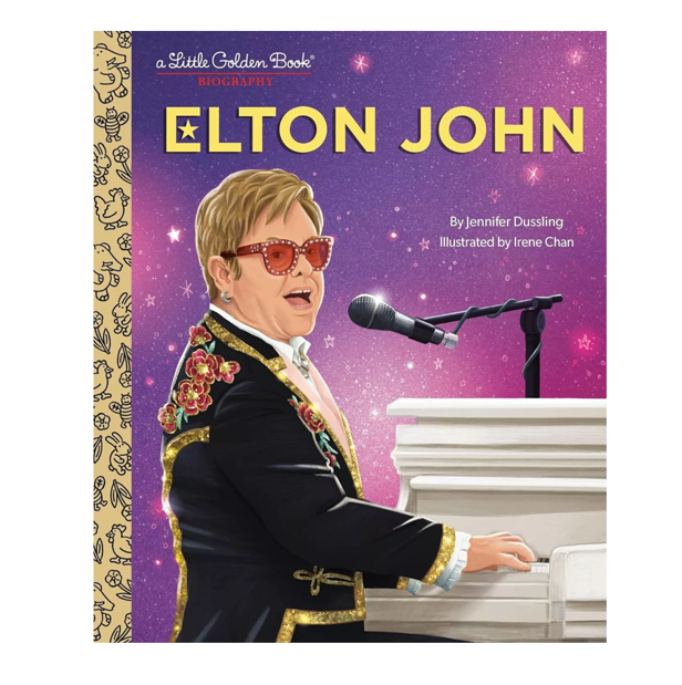 NEW Little Golden Book - Elton John Biography Little Golden Book