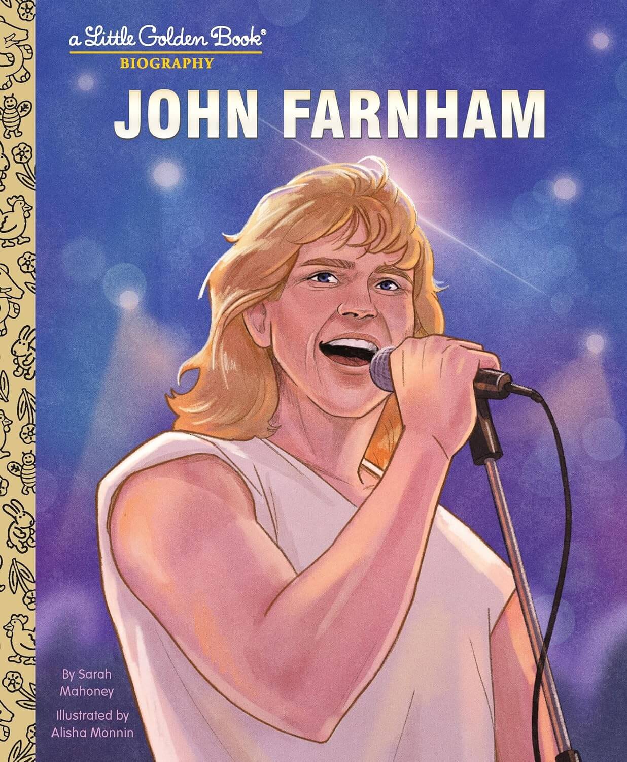 NEW - John Farnham Biography Little Golden Book