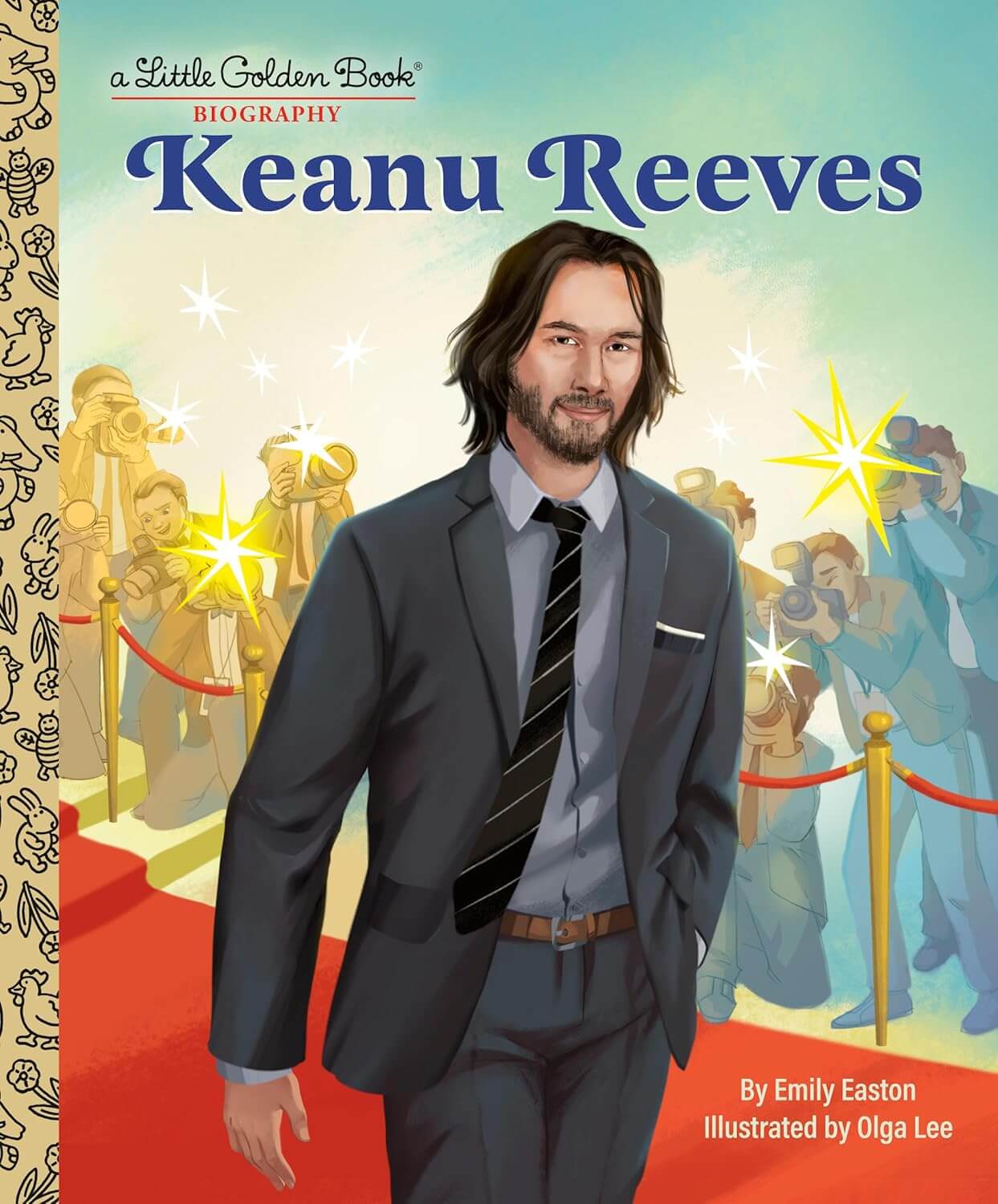 NEW - Keanu Reeves Biography Little Golden Book