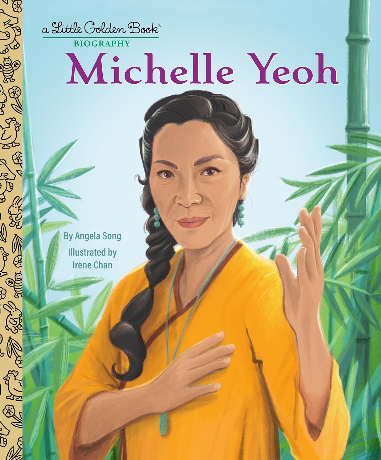 NEW Little Golden Book - Michelle Yeoh Biography Little Golden Book