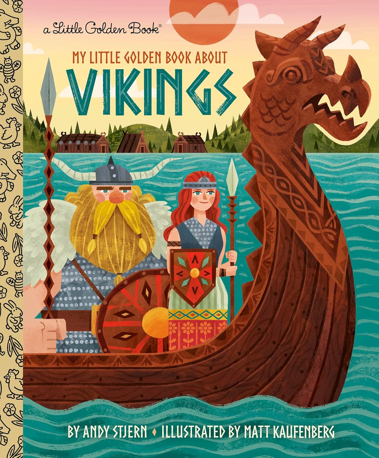 NEW - My Little Golden Book about Vikings