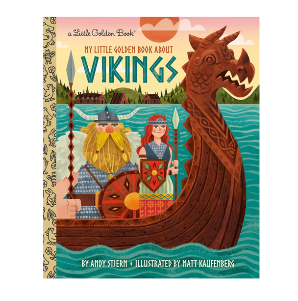 NEW - My Little Golden Book about Vikings