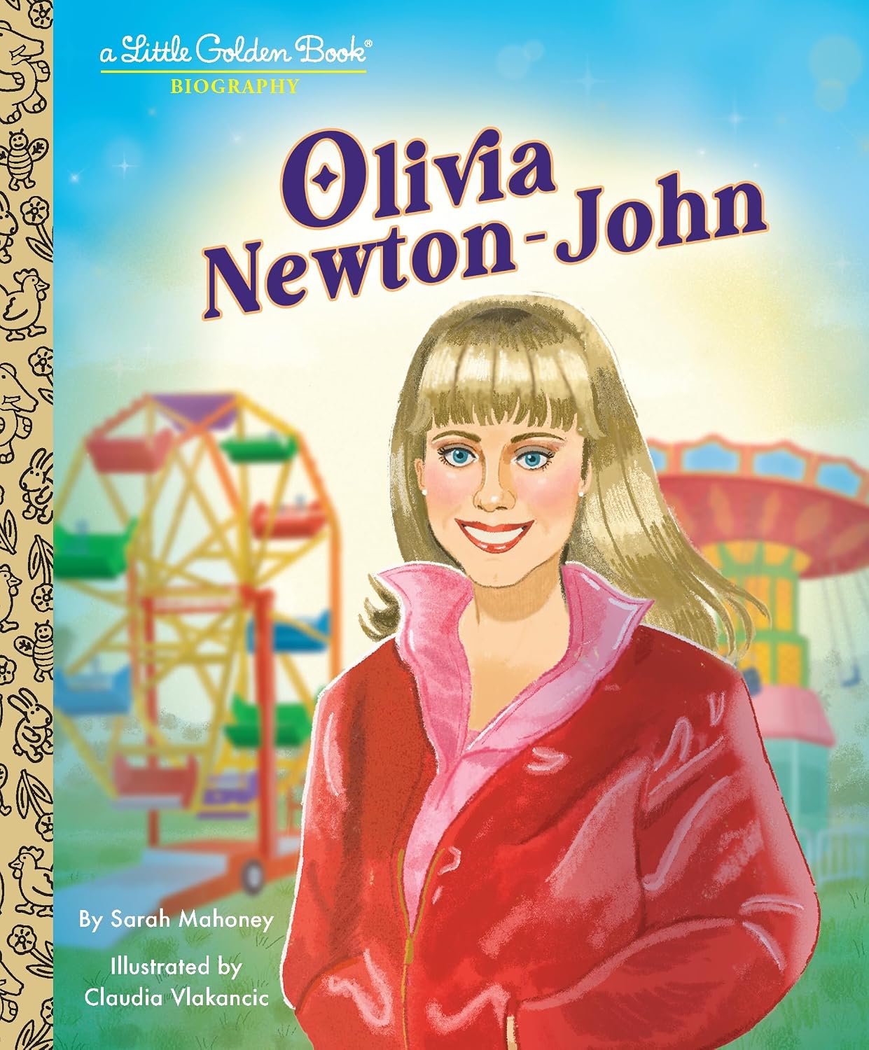 NEW - Olivia Newton-John Biography Little Golden Book