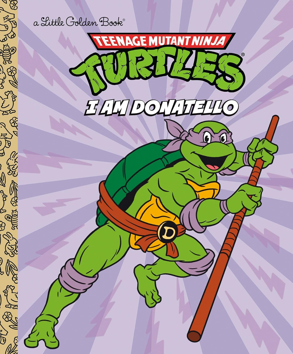 NEW - Teenage Mutant Ninja Turtles I Am Donatello Little Golden Book