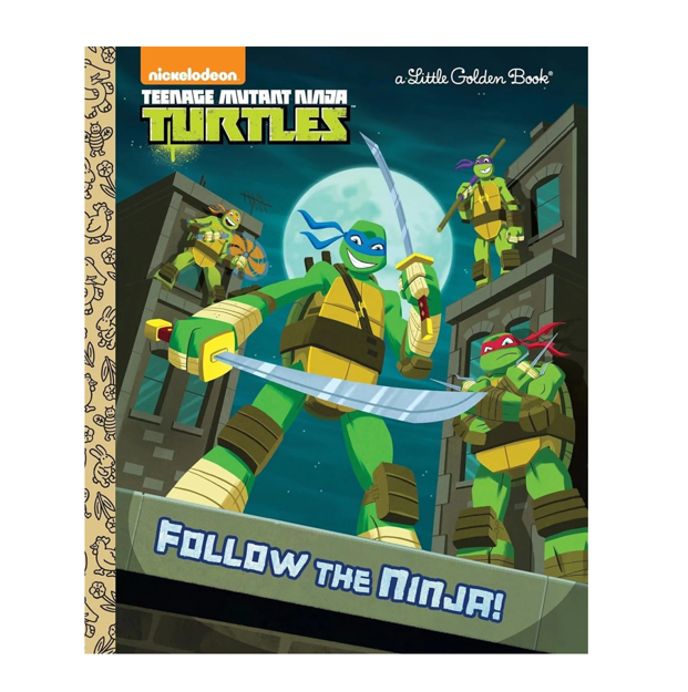 NEW Little Golden Book - Teenage Mutant Ninja Turtles: Follow the Ninja!