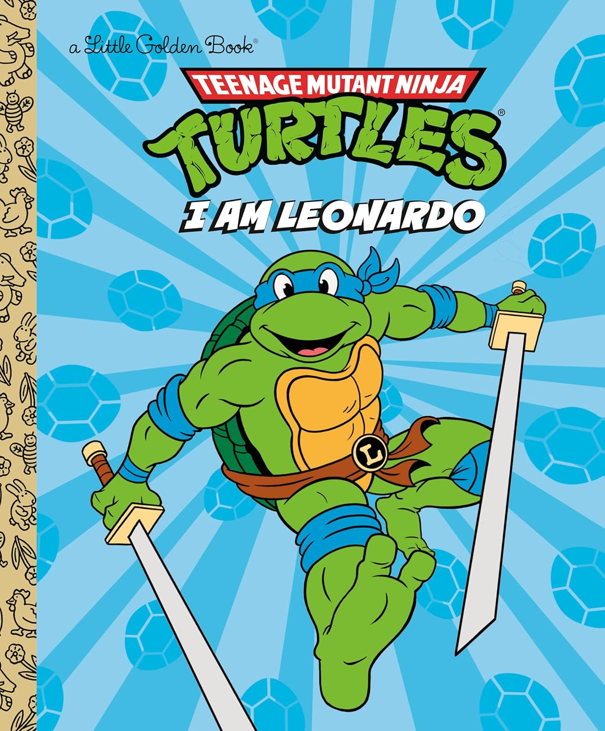 NEW - Teenage Mutant Ninja Turtles I Am Leonardo Little Golden Book
