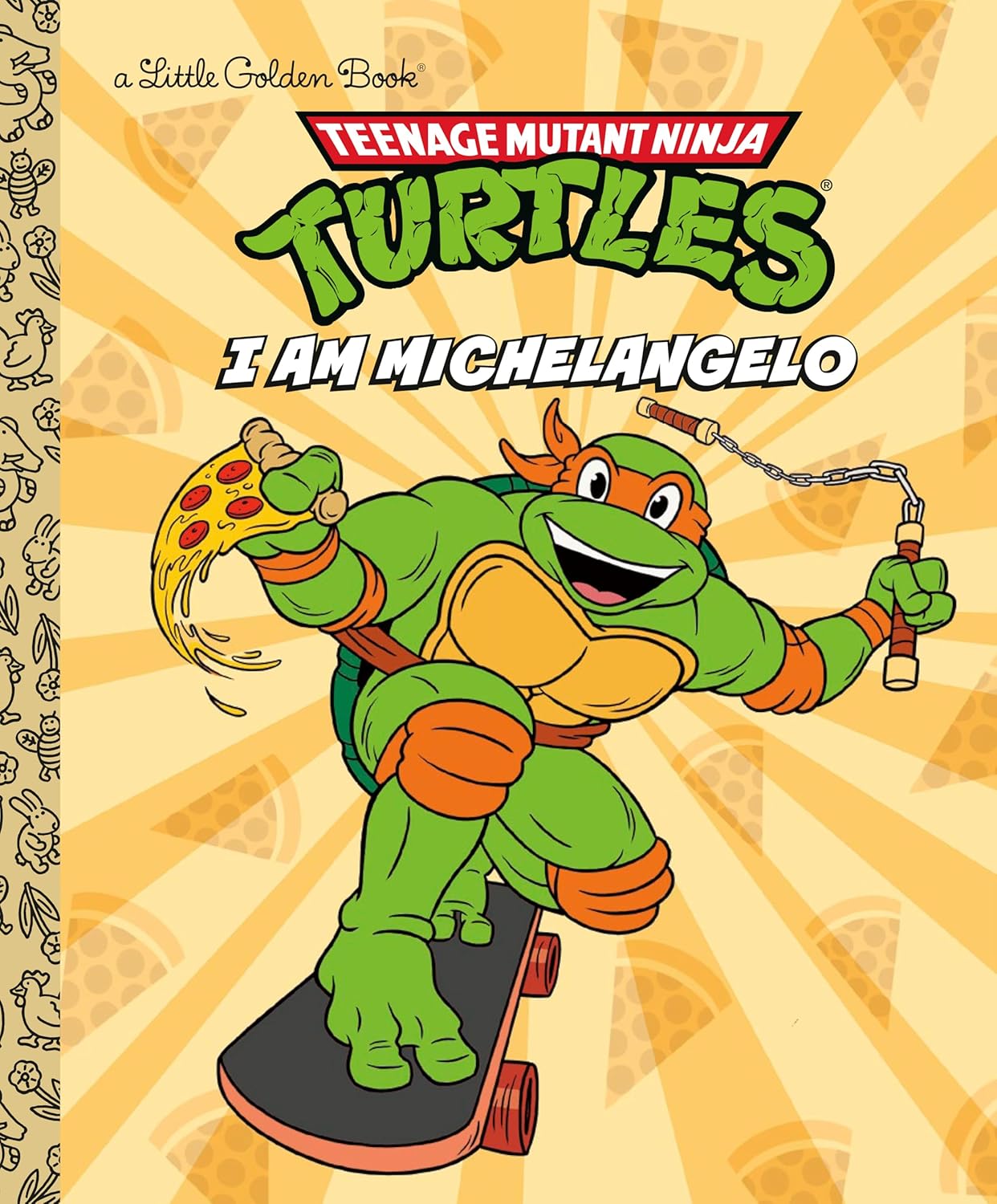 NEW Little Golden Book - Teenage Mutant Ninja Turtles I Am Michelangelo