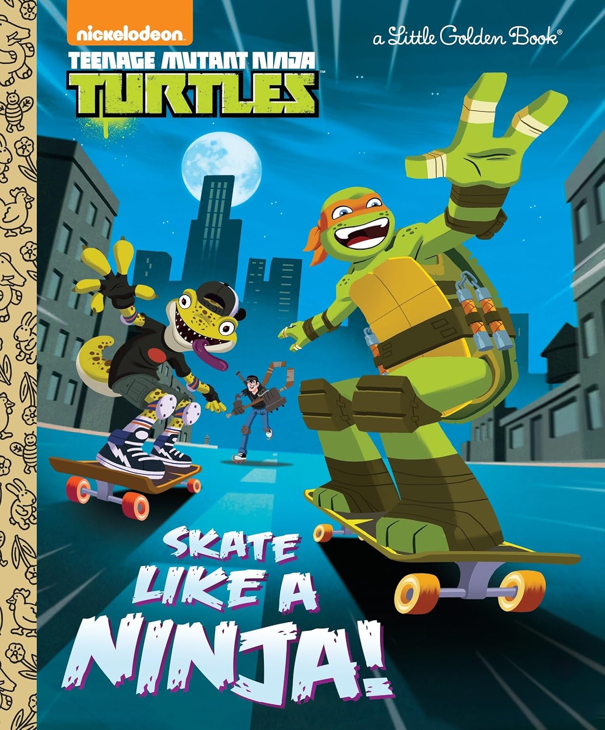 NEW Little Golden Book - Teenage Mutant Ninja Turtles: Skate Like A Ninja!