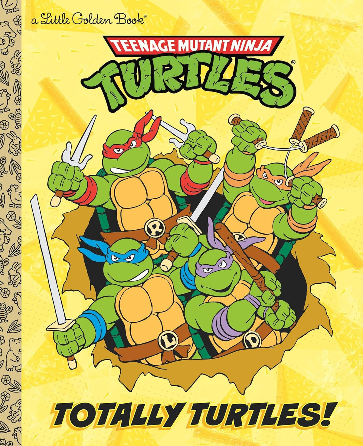 NEW Little Golden Book - Teenage Mutant Ninja Turtles: Totally Turtles