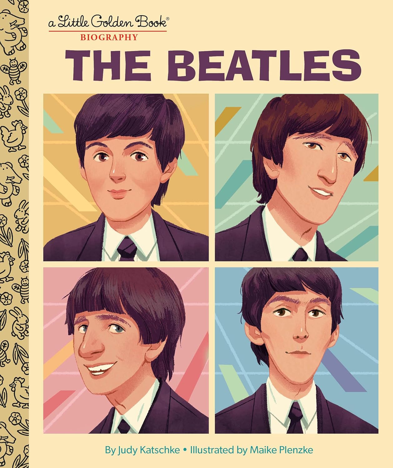 NEW- The Beatles Biography Little Golden Book