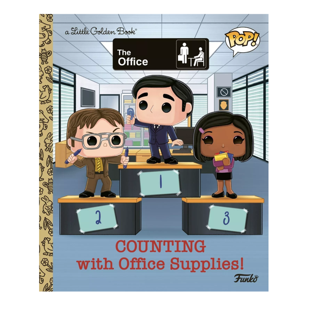 NEW Little Golden Book - The Office: Counting with Office Supplies