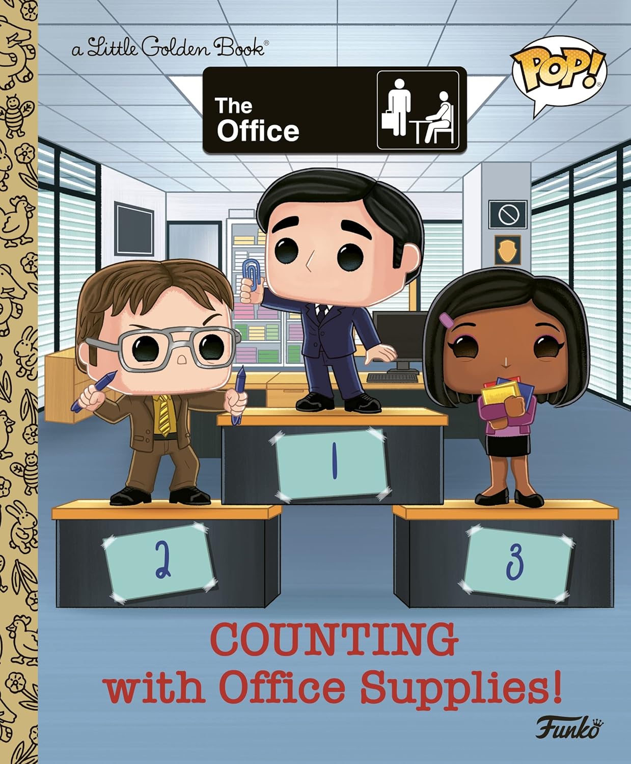 NEW Little Golden Book - The Office: Counting with Office Supplies