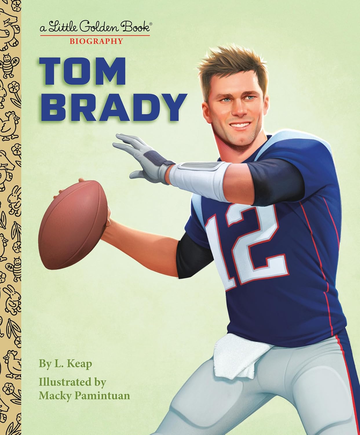 NEW - Tom Brady Biography Little Golden Book