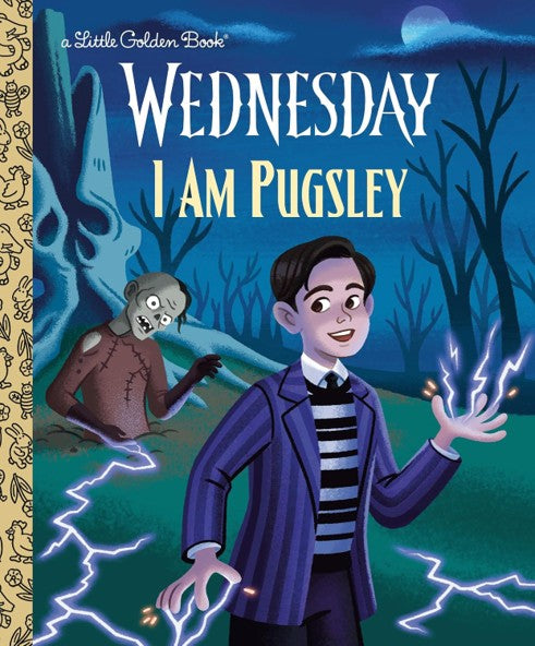 NEW - Wednesday I Am Pugsley Little Golden Book