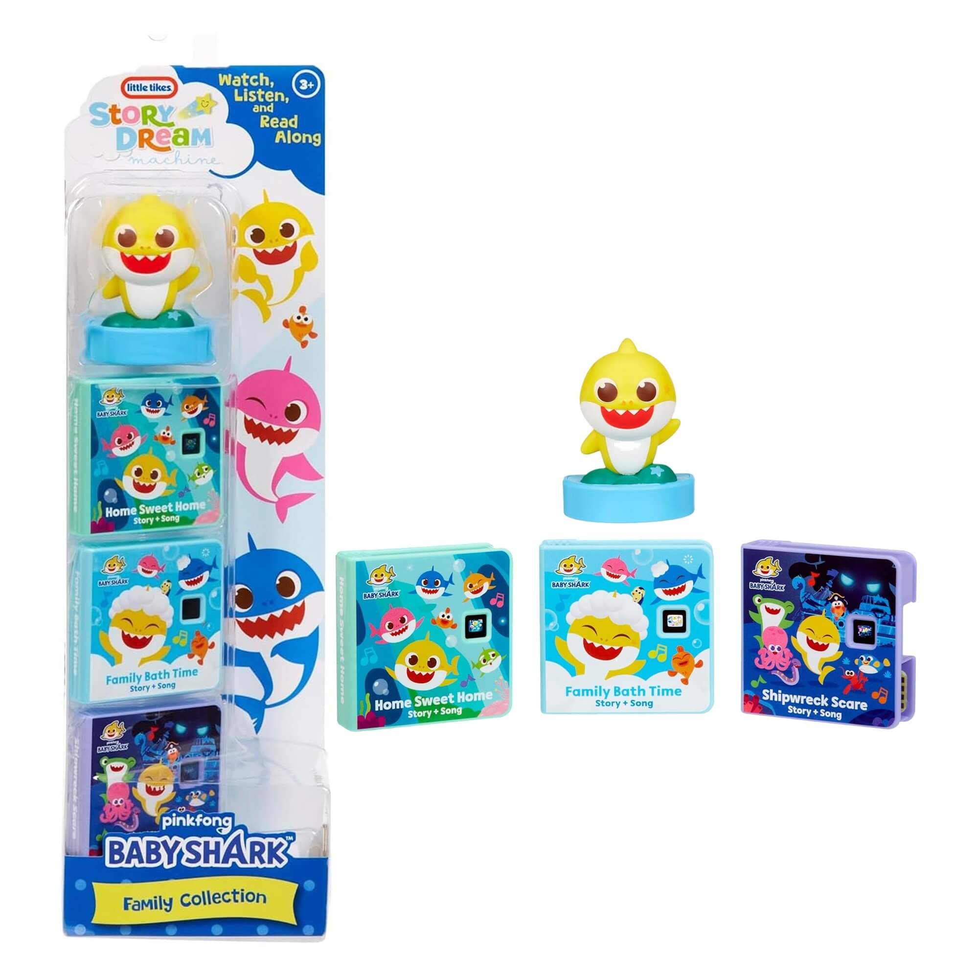 Little Tikes - Story Dream Machine Baby Shark Family Collection