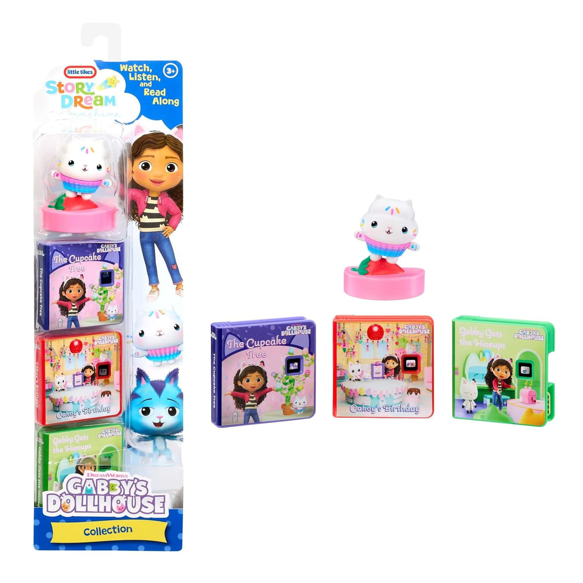 NEW Little Tikes - Story Dream Machine Gabby's Dollhouse Cakey Cat Collection