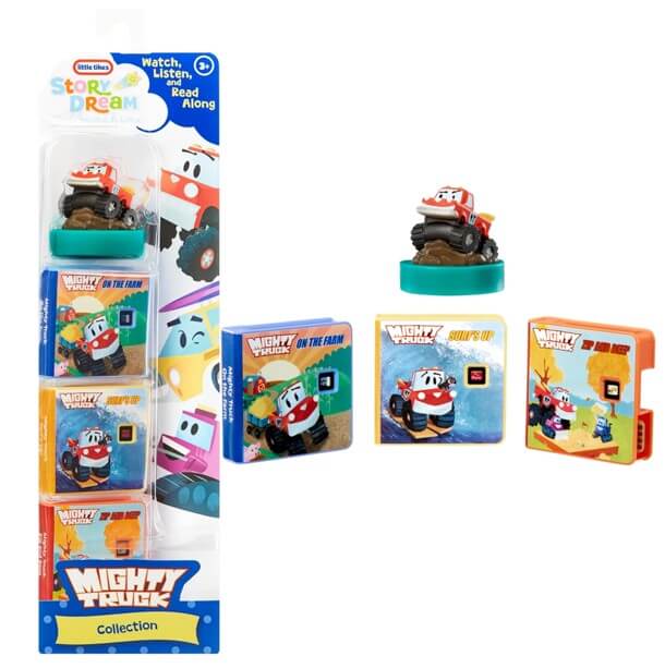 NEW Little Tikes - Story Dream Machine Mighty Truck  Collection Story Cartridges