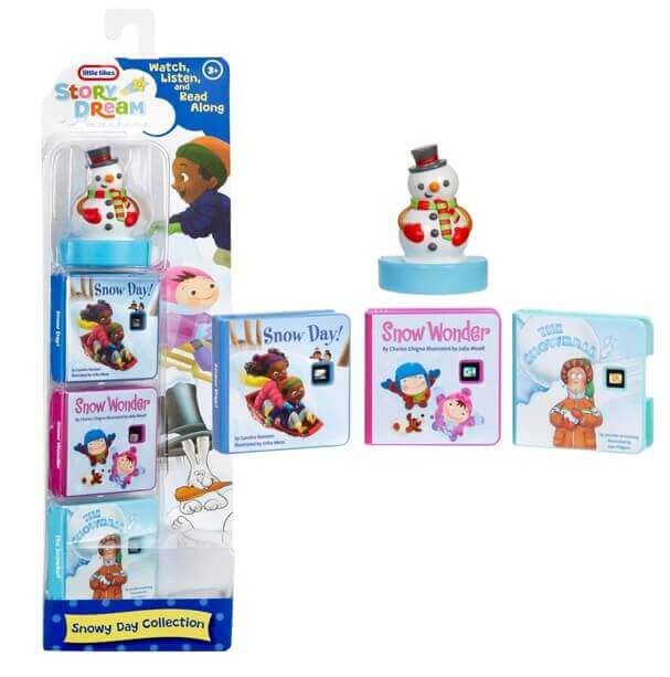 NEW Little Tikes - Story Dream Machine Snowy Day Collection Story Cartridges