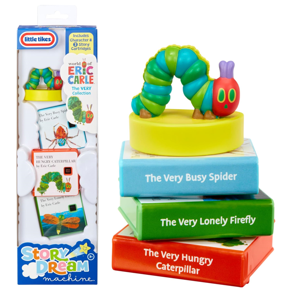 NEW Little Tikes -Story Dream Machine The Eric Carle Collection Story Cartridges