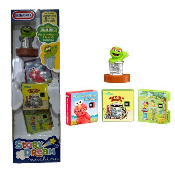 NEW Little Tikes - Story Dream Machine Sesame Street Collection Story Cartridges