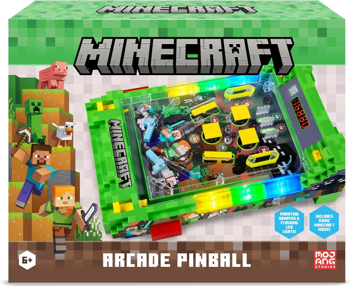 NEW - Ambassador Minecraft Arcade Pinball Machine