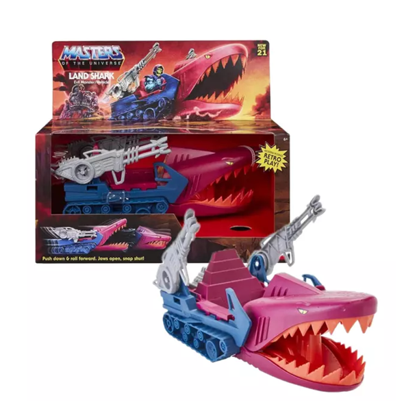 NEW Mattel - Masters Of The Universe Retro Land Shark Vehicle