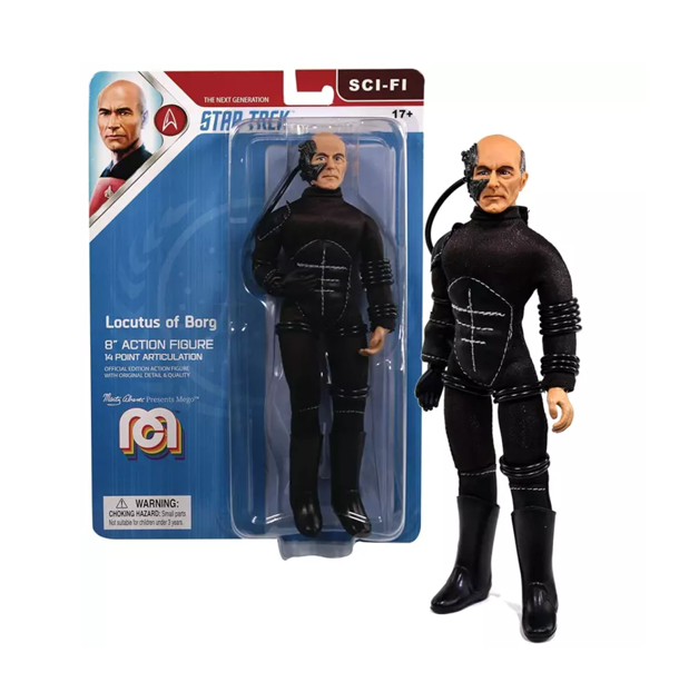 NEW - MEGO Star Trek The Next Generation: Locutus of Borg 8" Action Figure