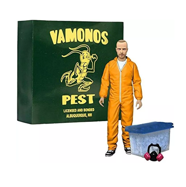 NEW - Breaking Bad Vamonos Pest Control Jesse Pinkman 6 inch Action Figure