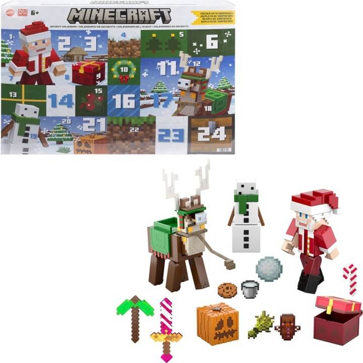 NEW - Mattel Minecraft Christmas Advent Calendar