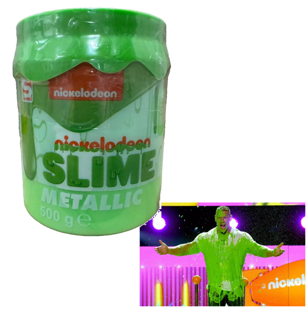 NEW - Nickelodeon Metallic Green Slime