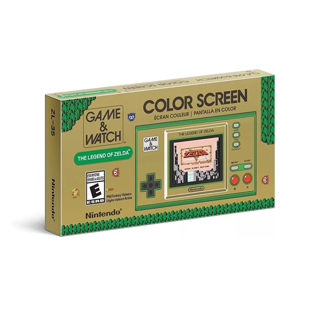 NEW Nintendo Game & Watch Bundle The Legend of Zelda, Screen Protector & Case