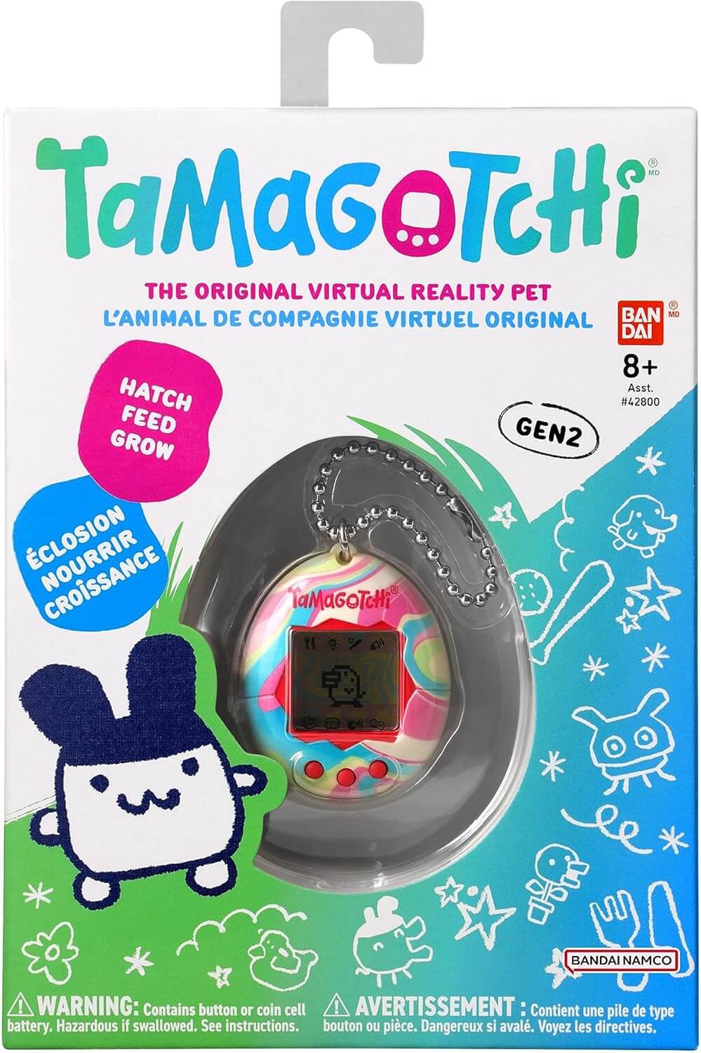 NEW - Bandai Original Tamagotchi - Pastel Marble