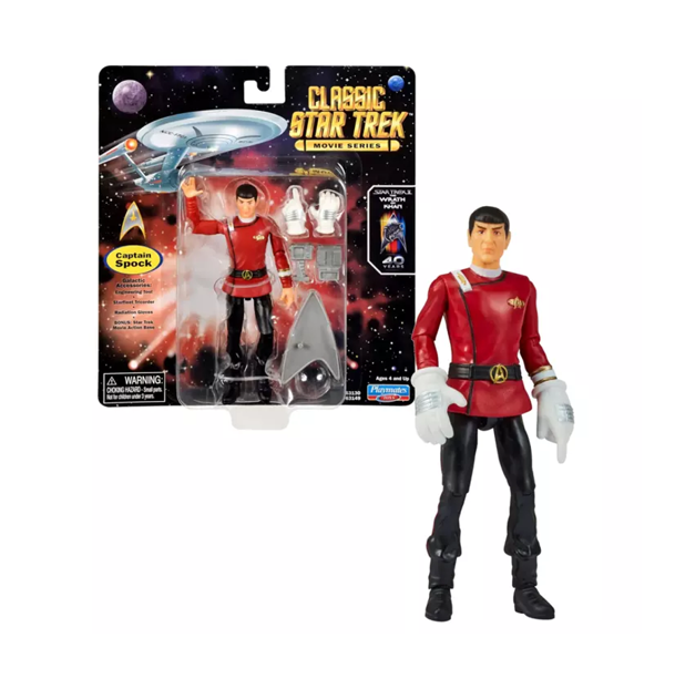 NEW Playmates - Classic Star Trek Movie Series Captain Spock Action Figure