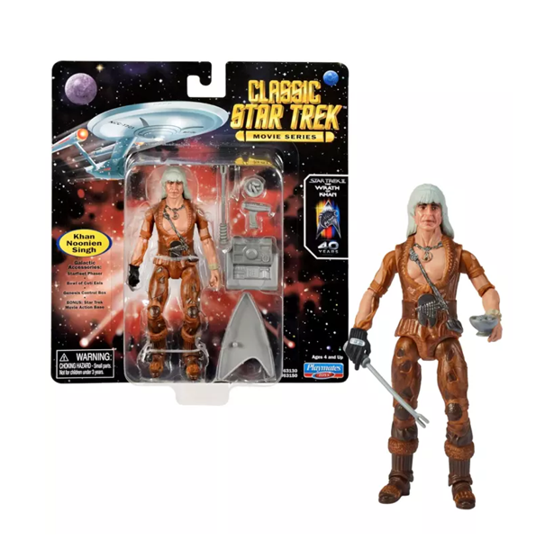 NEW Playmates - Classic Star Trek Movie Series Khan Action Figure