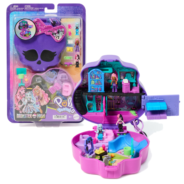 NEW - Polly Pocket Monster High Micro Doll Playset