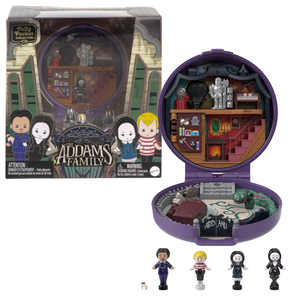 NEW Mattel - Polly Pocket The Addams Family Limited Edition Micro Playset