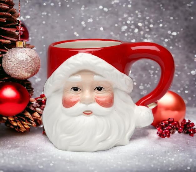 Cosmos Santa Christmas Coffee Mug festive scene