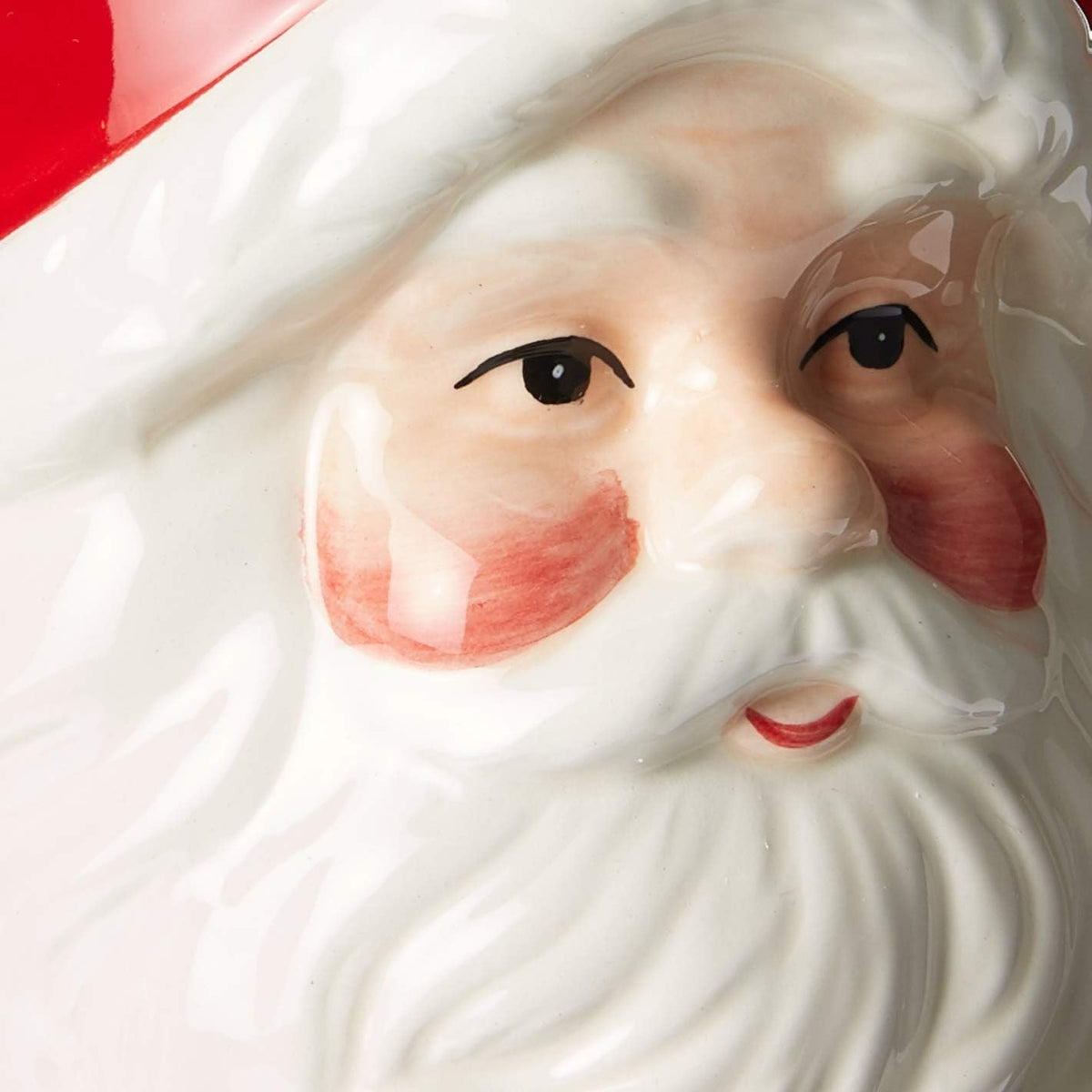 Cosmos Santa Christmas Coffee Mug close up of Santa face