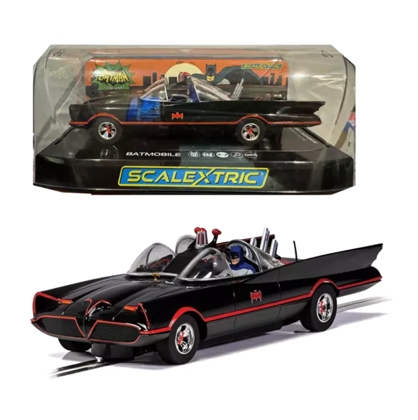 NEW- Scalextric 1:32 Scale Batman Classic TV Series Batmobile Slot Car