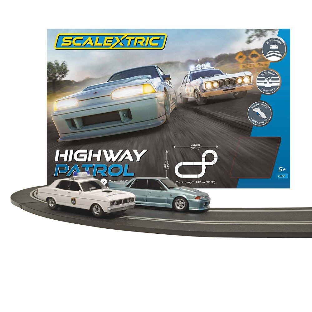 Scalextric Australian Highway Patrol Slot Car Racing Set