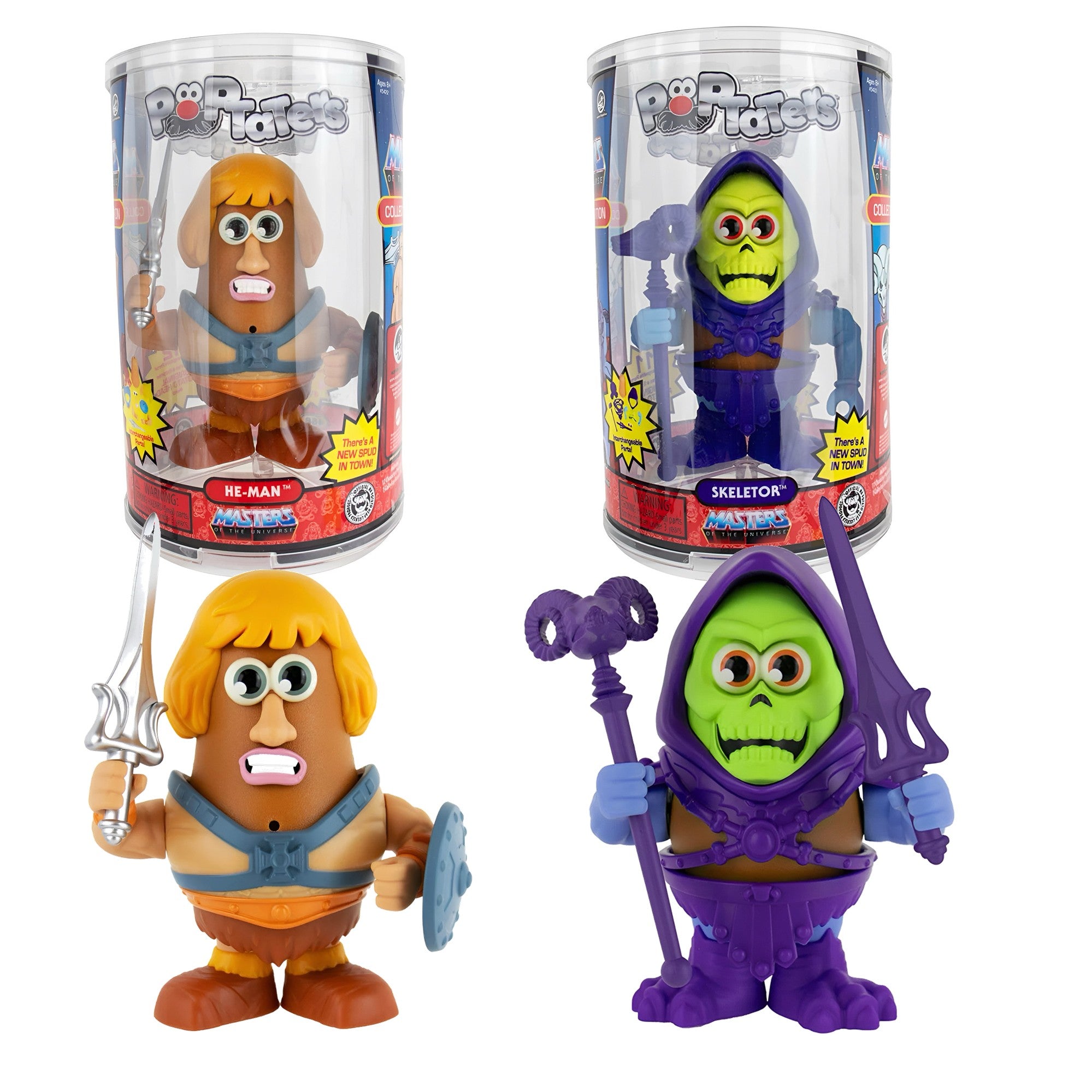NEW Super Impulse - POPTaters Masters of The Universe He-Man & Skeletor Bundle