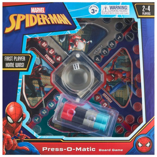 NEW Marvel- Spiderman Edition Pop-O-Matic Board Game