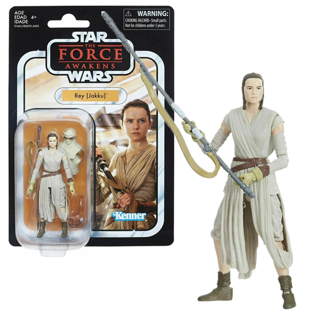 NEW Kenner STAR WARS The Force Awakens (Vintage Collection) REY (Jakku) VC116