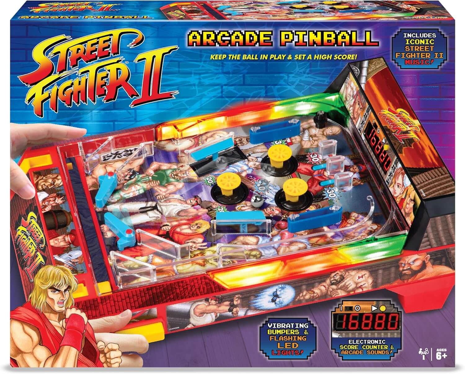 NEW - Ambassador Street Fighter 2 Pinball Machine