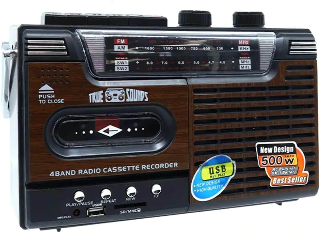NEW - TAVICE 4 Band Radio Cassette Recorder