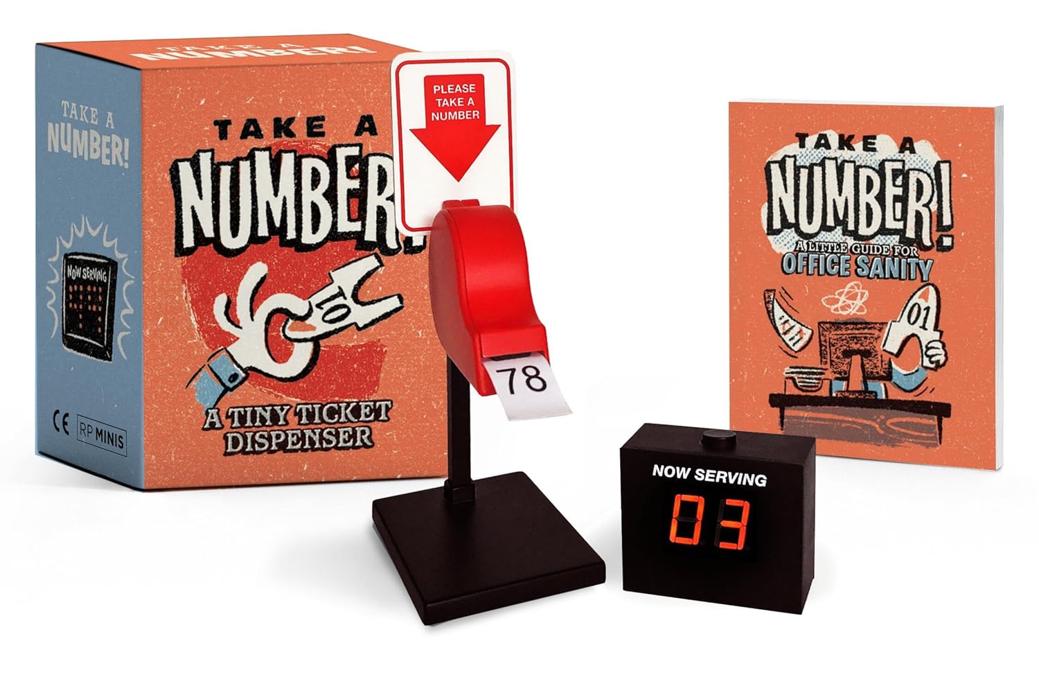 NEW - Take a Number! A Tiny Ticket Dispenser