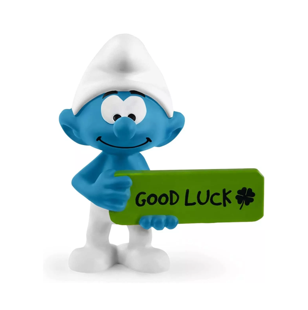 NEW Schleich - SMURFS: Good Luck Smurf Figurine