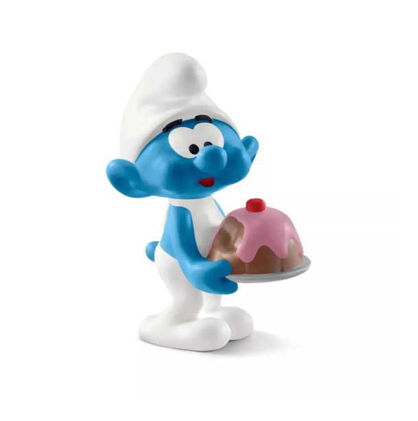 NEW Schleich - SMURFS: Greedy Smurf Figurine