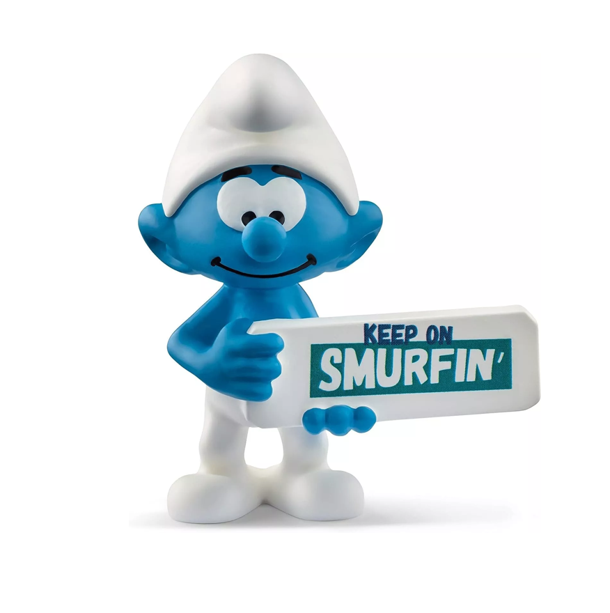 NEW Schleich - SMURFS: Keep on Smurfin' Smurf Figurine